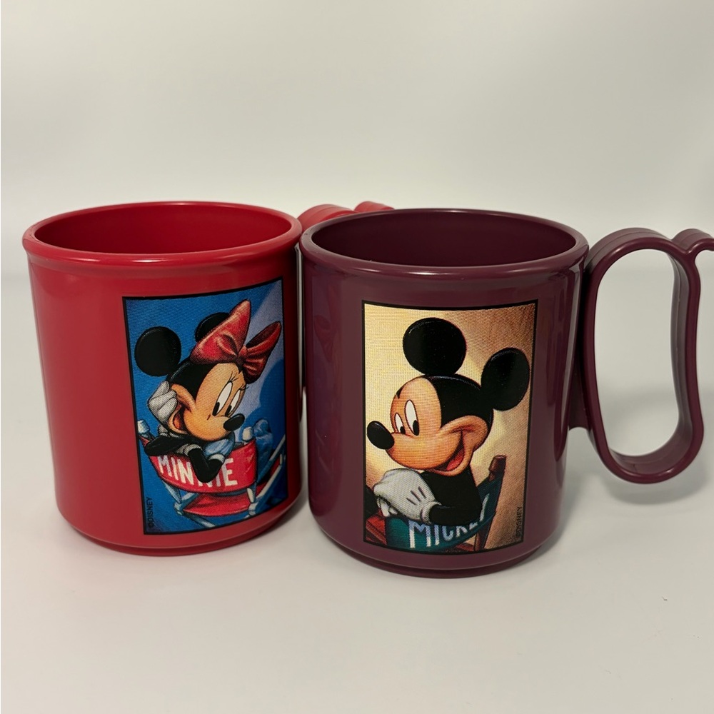 Tupperware Mickey and Minnie Coffee /Tea Insulated Cup‎ Mugs